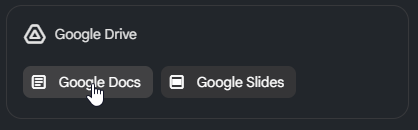 NotebookLM Google Docs Selection