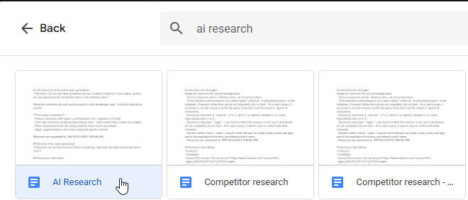 Multiple Myndo Notebooks Selection
